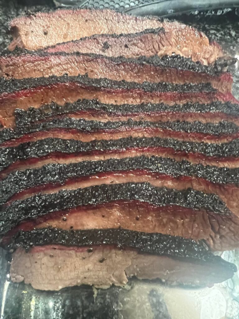 Just some brisket I smoked. And some burnt ends on the smoker.