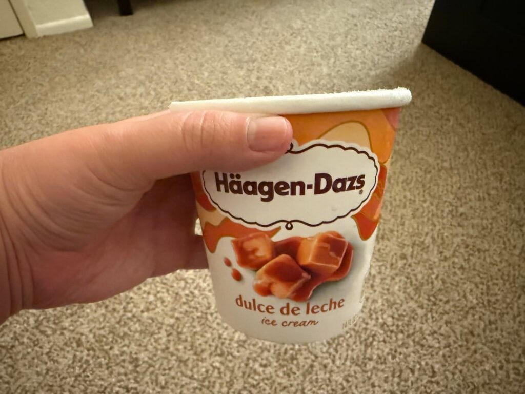 Haagen-Dazs dulce de leche