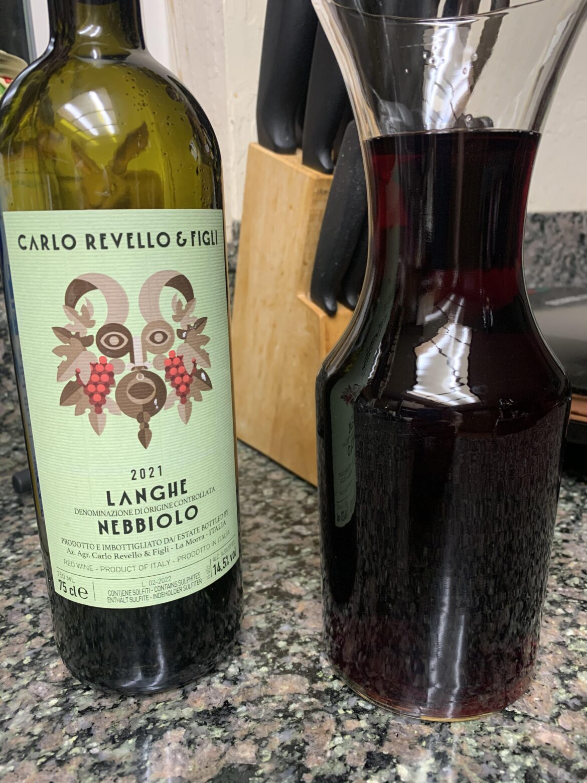 What I'm Drinking Tonight: 2021 Carlo Revello e Figli Langhe Nebbiolo