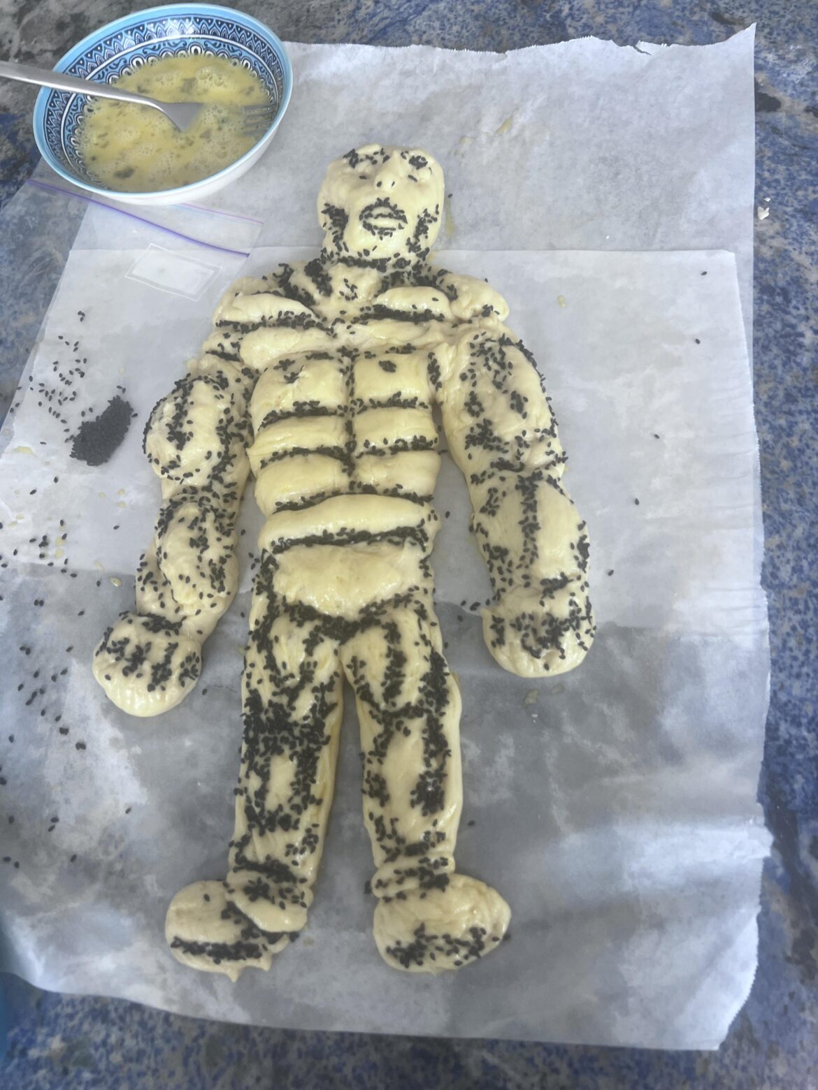 Just made the strongest challah ever 😭😭