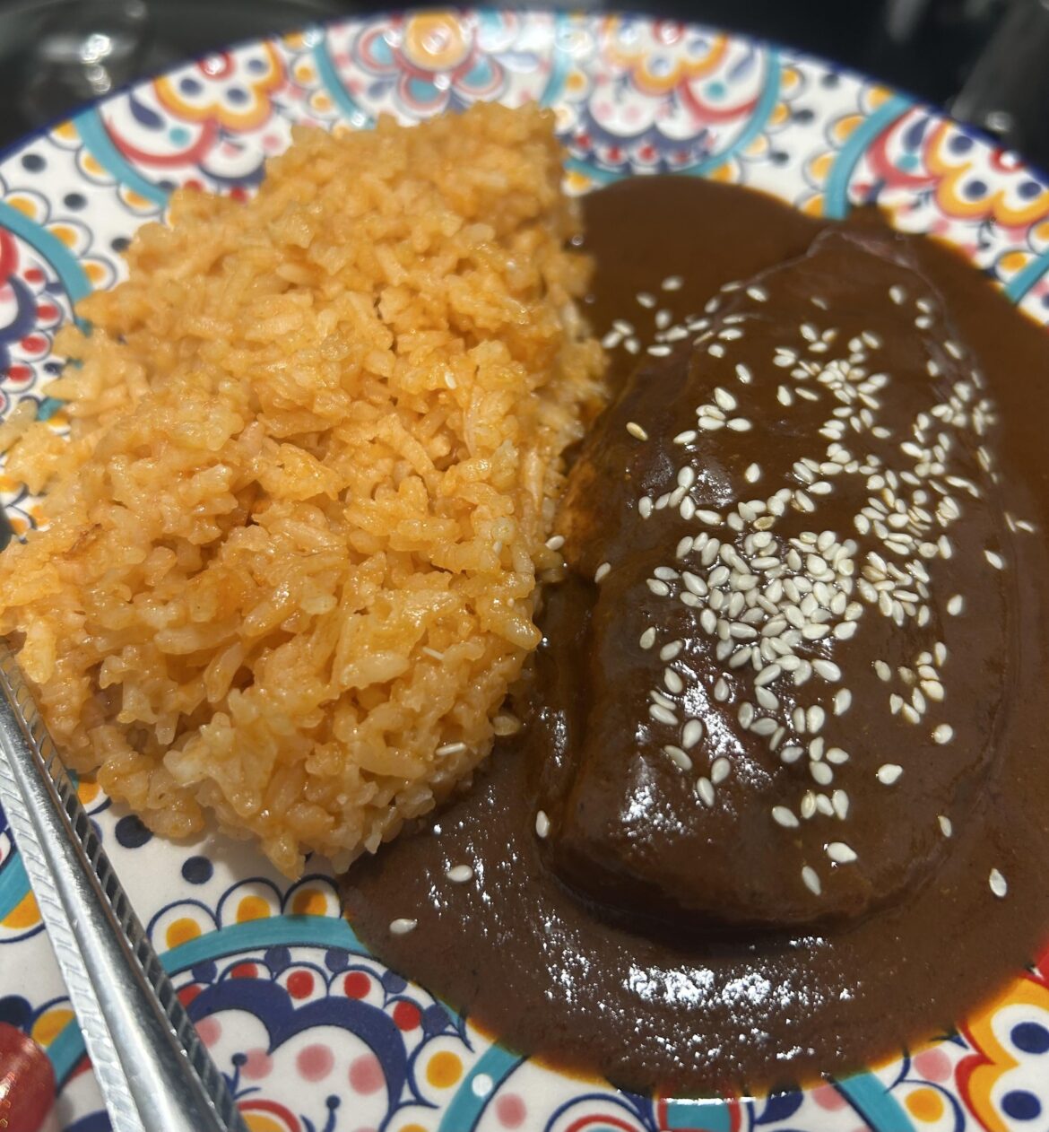 Mole y Sopa de Arroz
