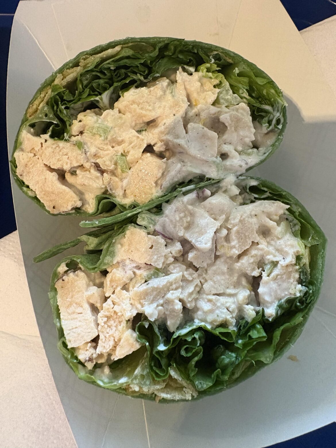 Yummy Chicken Caesar Wrap (w/ chips!)