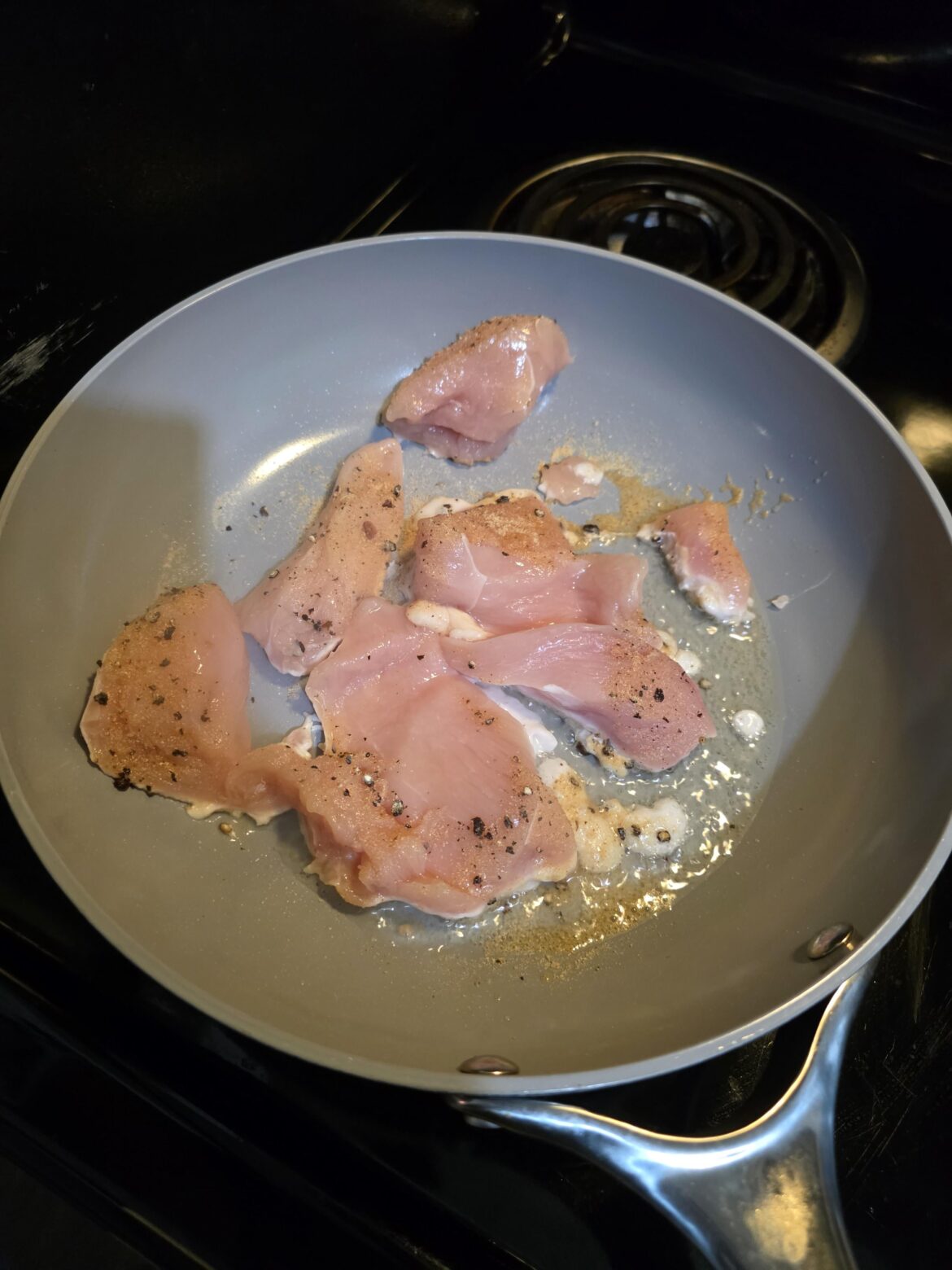 Behold my "chopped" chicken breast