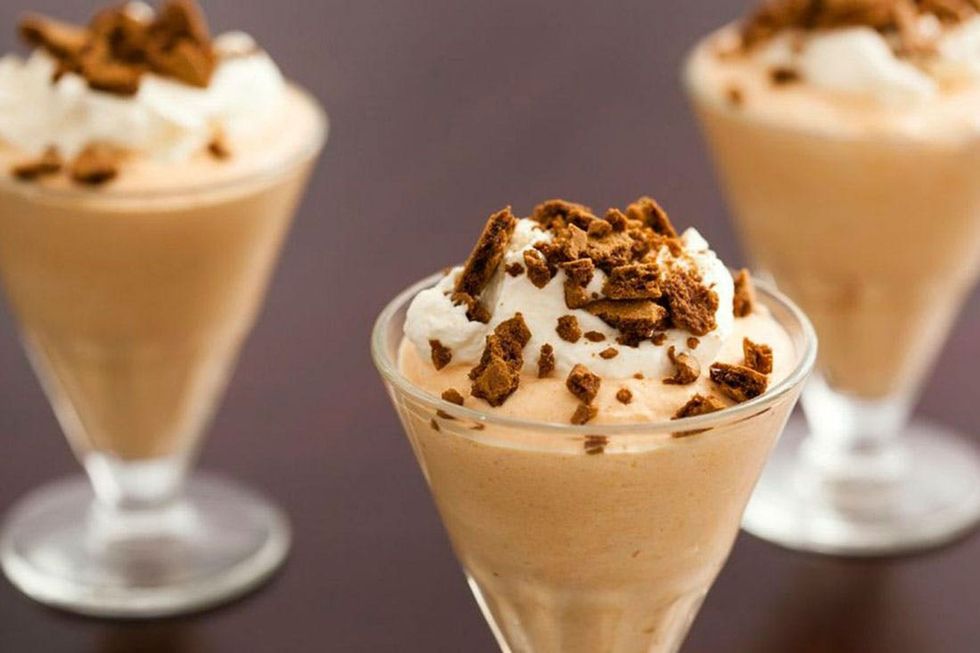 White Chocolate Pumpkin Mousse