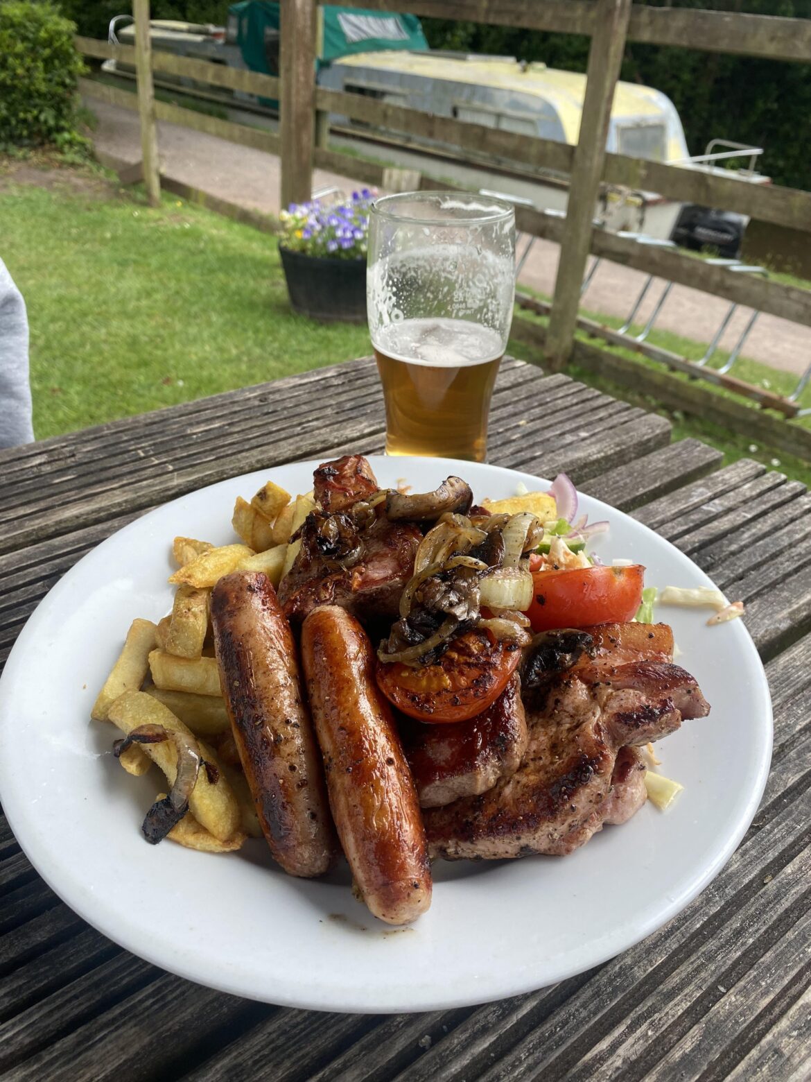 Pub grub mixed grill