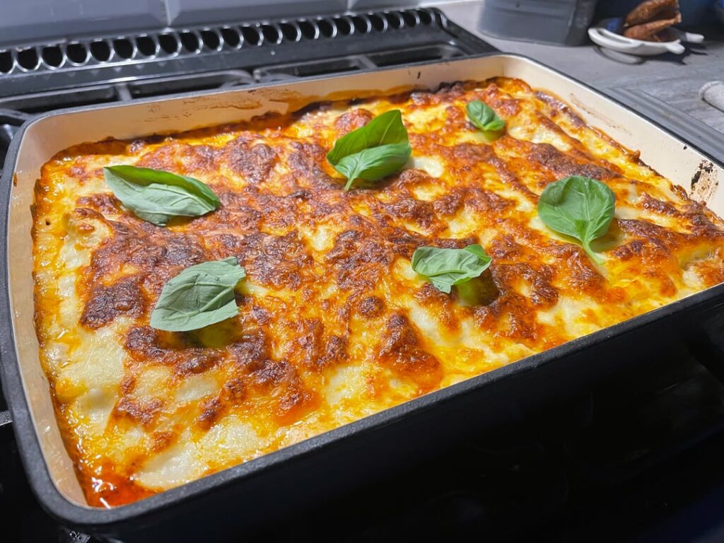 my ex loved my lasagne, but since i can’t make it for him anymore, i make it for me!