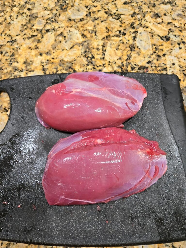 Meat yield from a yearling doe