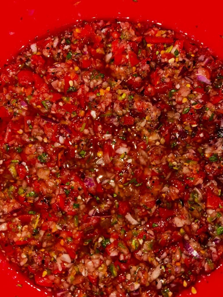 First attempt at “fire roasted” salsa — color me obsessed