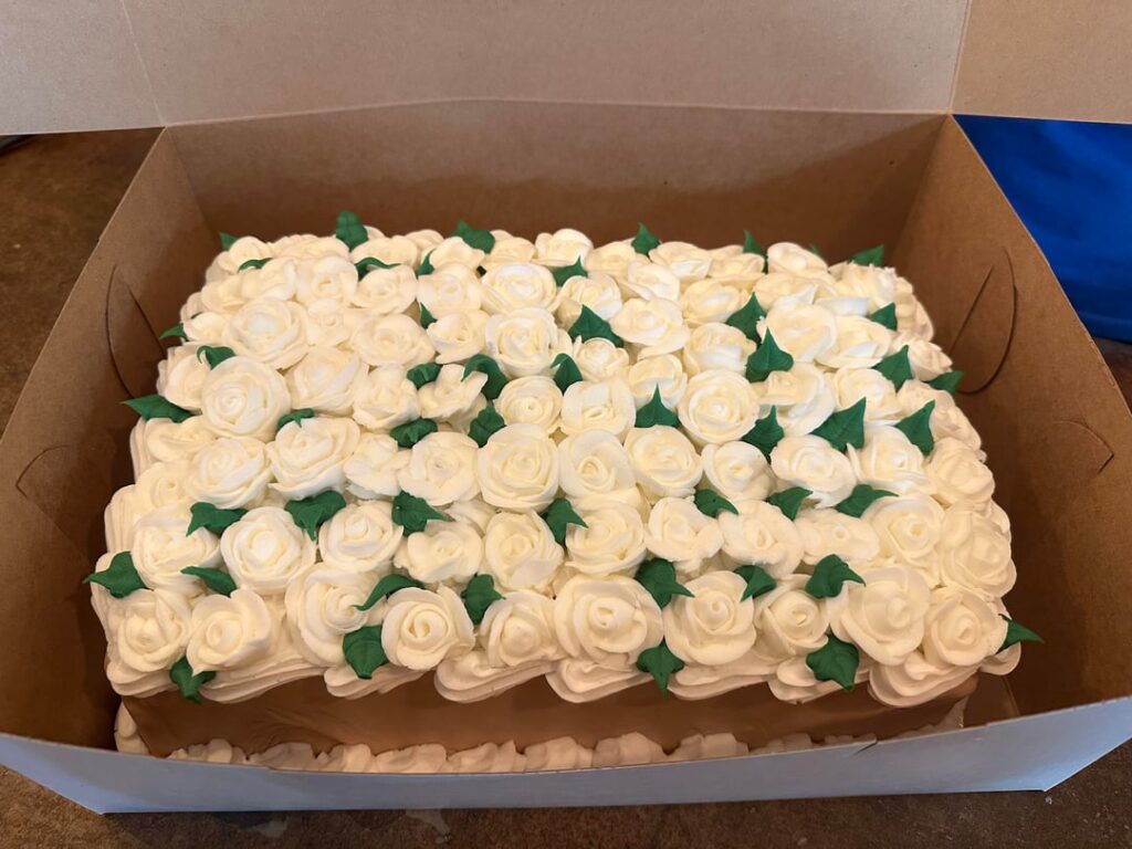 80 roses for 80th bday 🎂