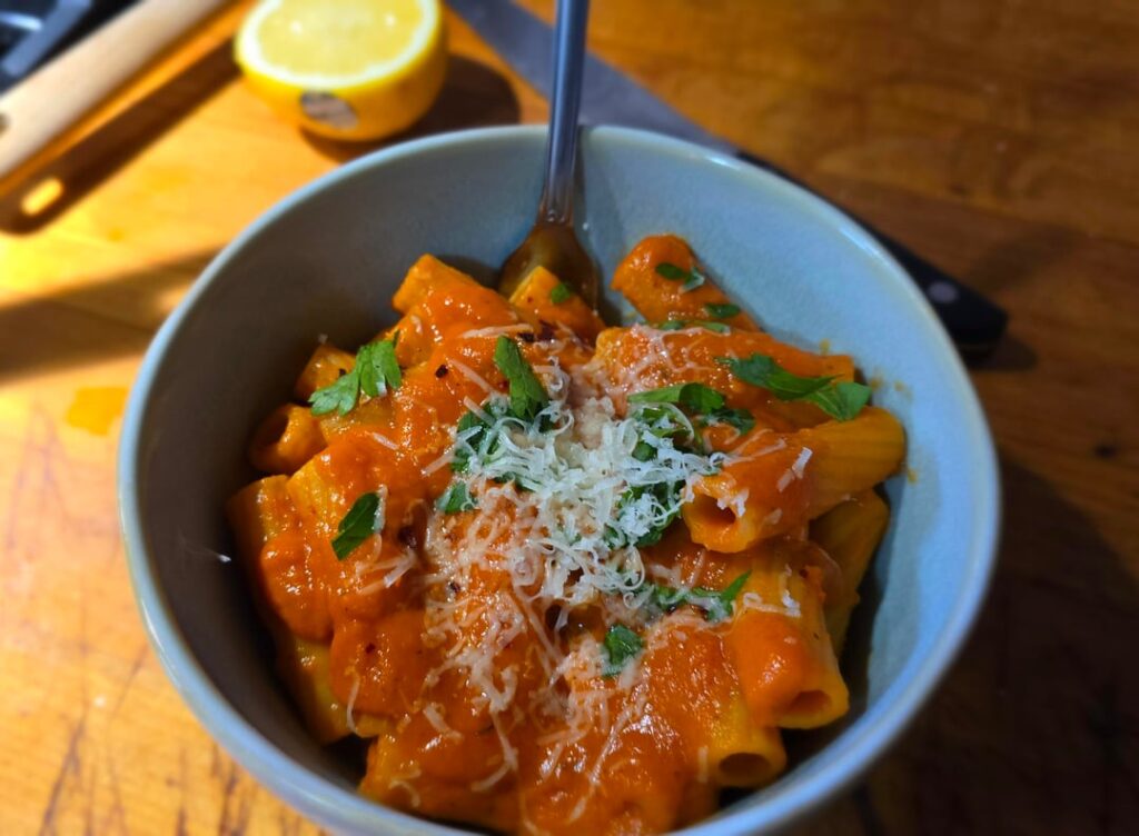 40 cloves of garlic pasta