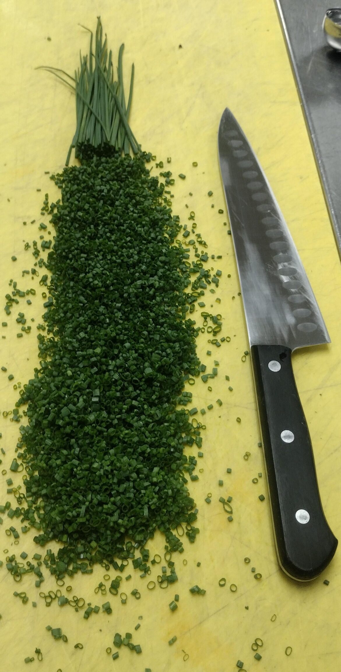 Does anyone else ever just blur their eyes and zone out specifically when they cut chives?
