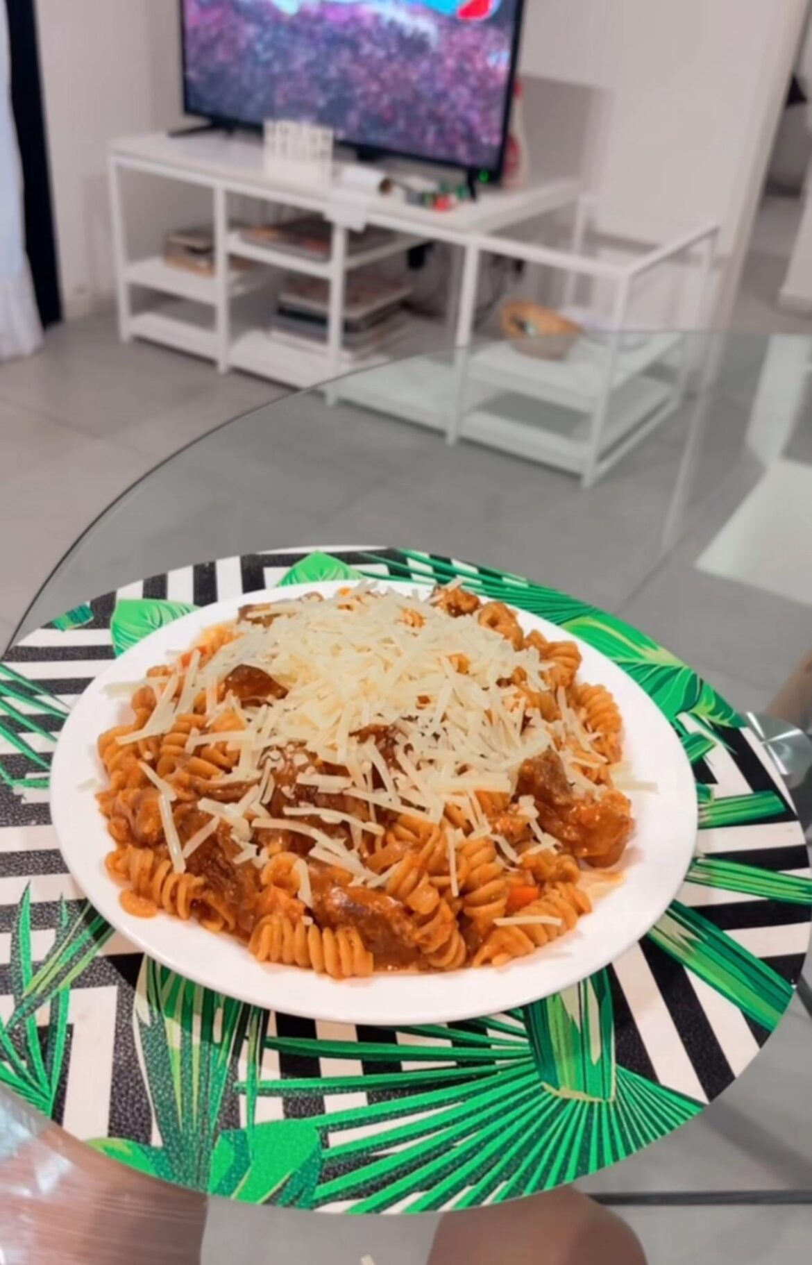 My sister cooked today