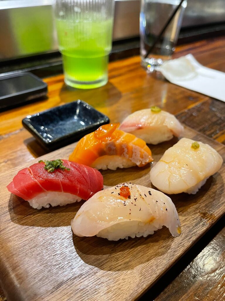 In a restaurant in Dallas (USA)