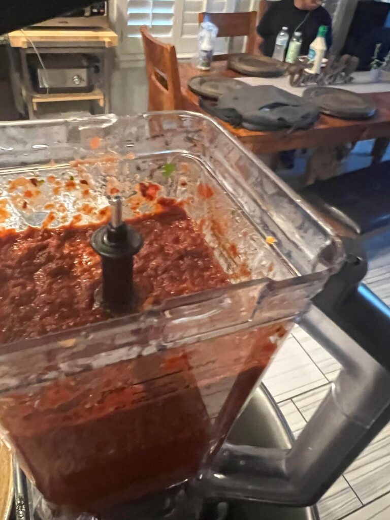 Made two salsas yesterday