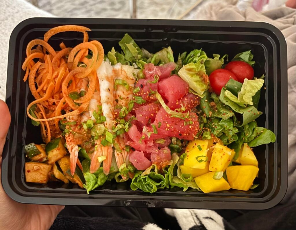 Calories in this poke bowl?