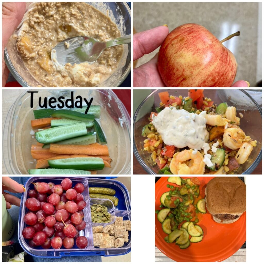 A week of my close-enough meals