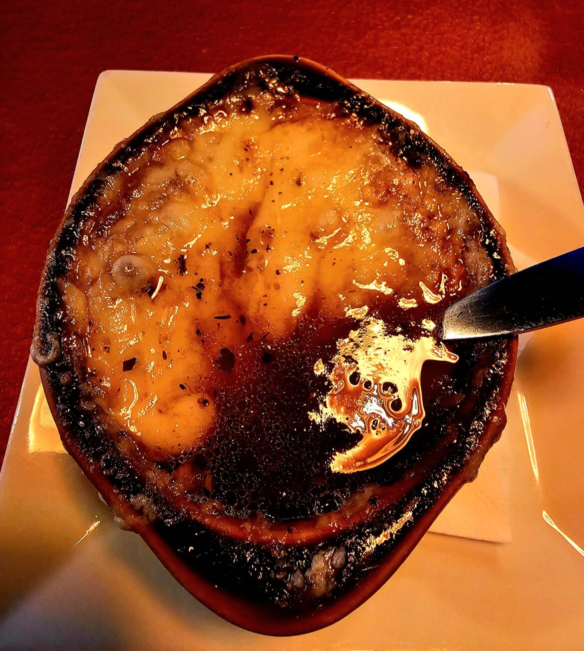 Is bar-level French onion soup welcome?