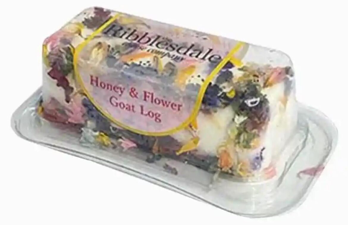 Day 1762 of posting images of cheese until I run out of cheese types: Honey & Flower Goats Log
