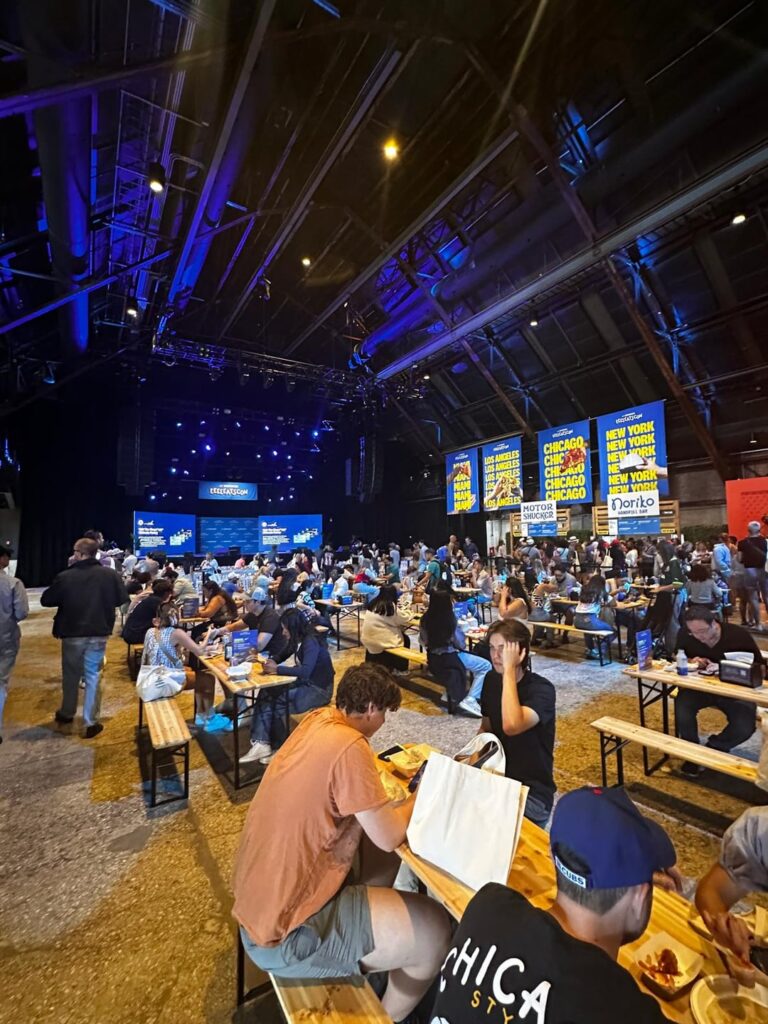 All the vendors at Eeeeeatscon Chicago