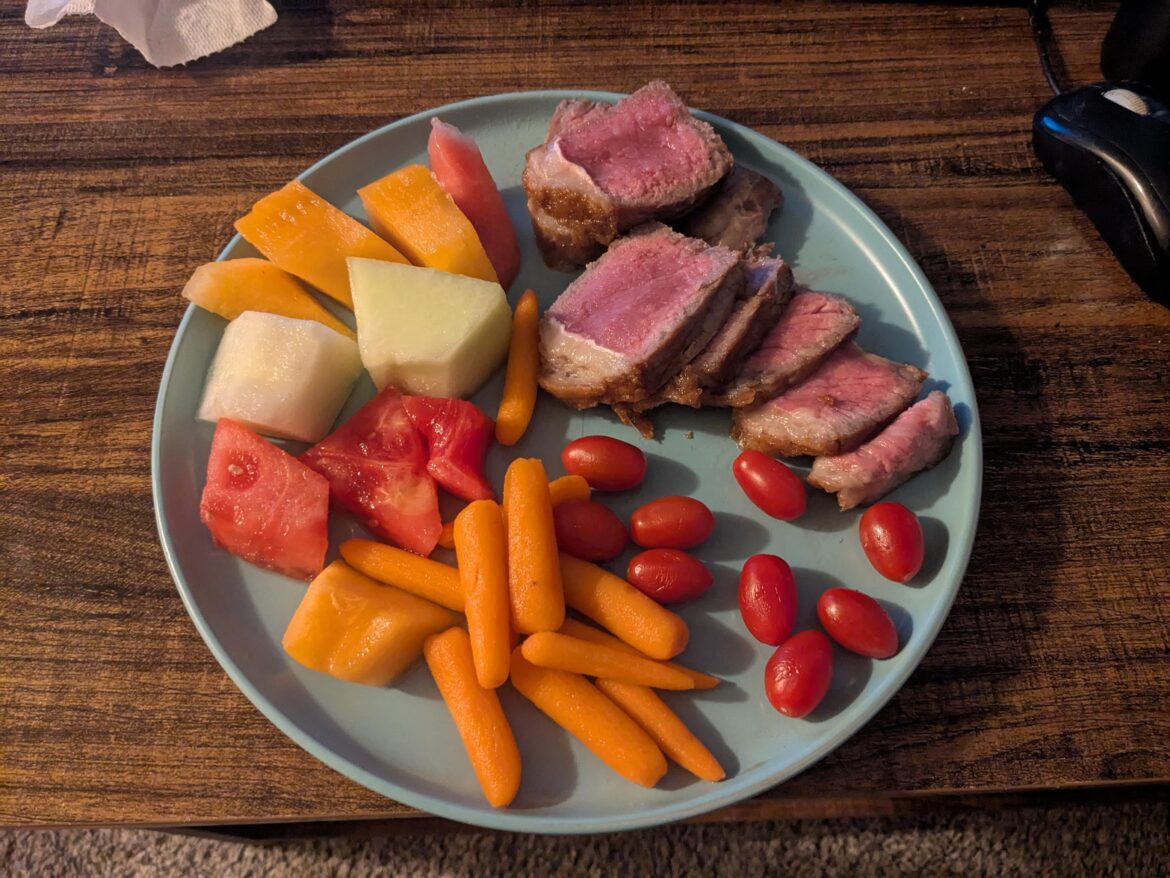 Regionally powerful caveman meal