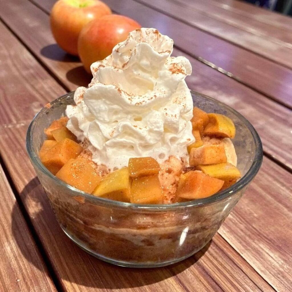 Perfect Fall Breakfast: Apple Pie Pancake & Pumpkin Spice Latte