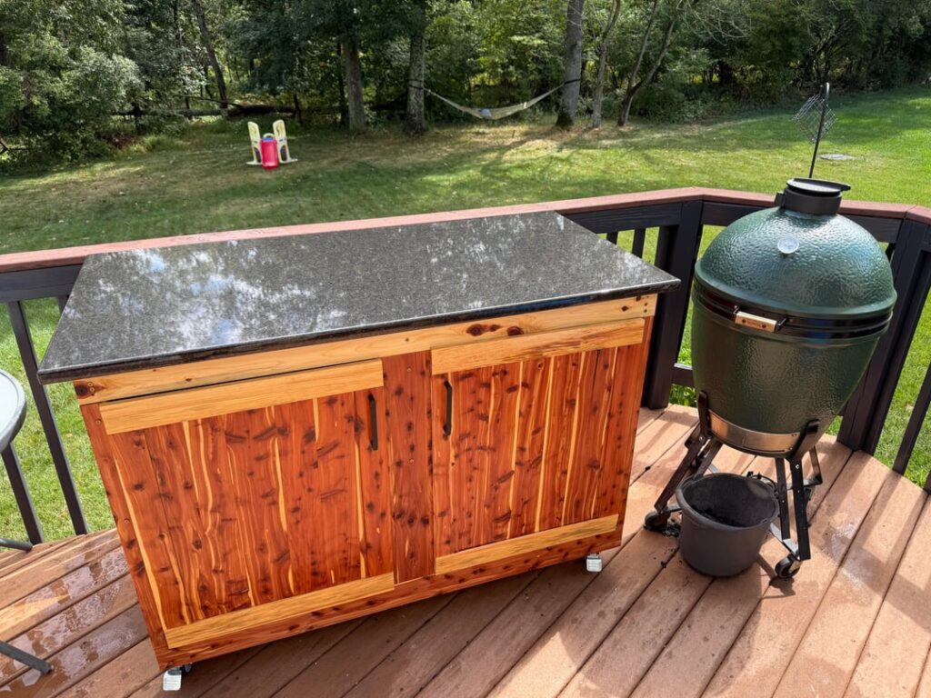I made a grill table for my BGE