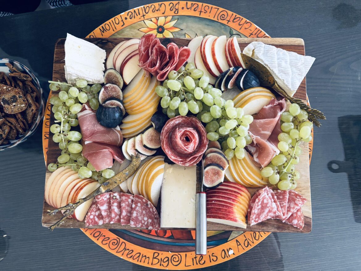 A tasty board for a chill football Sunday