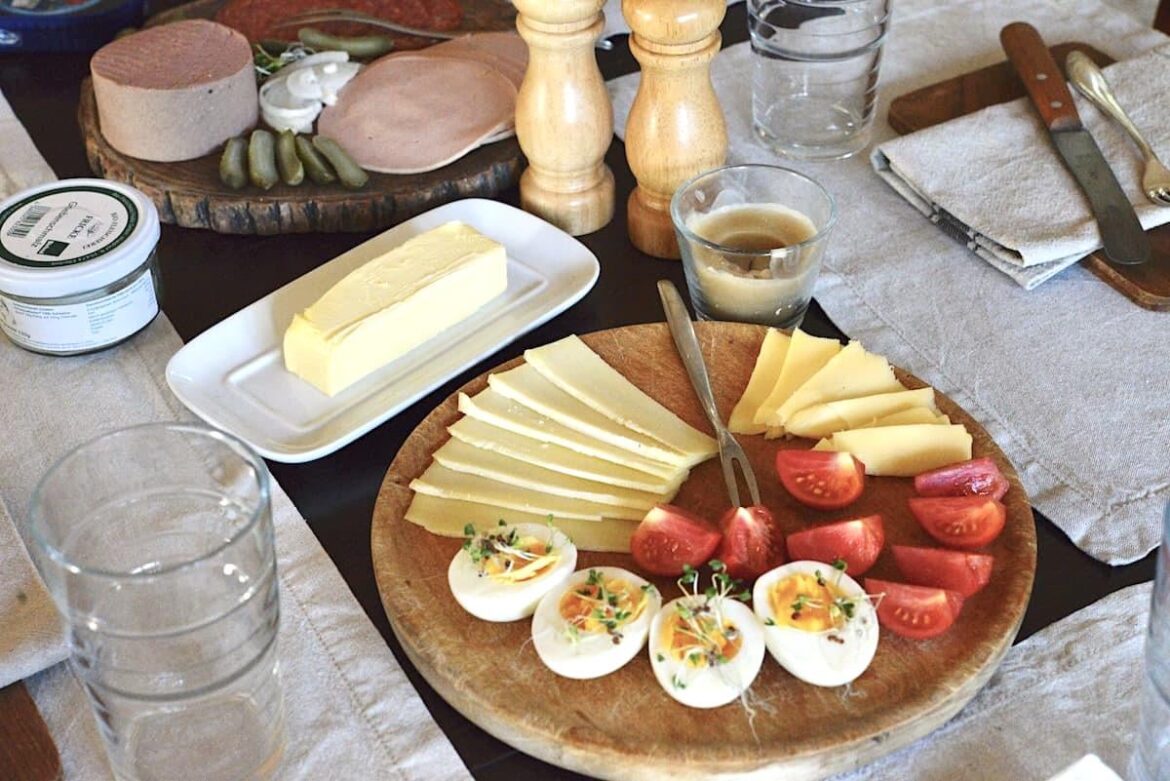 Authentic German supper (Abendbrot)