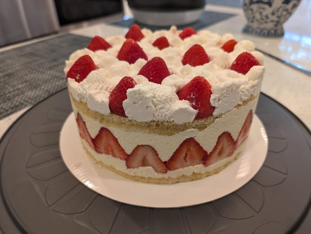 First Attempt at a Fraisier Cake