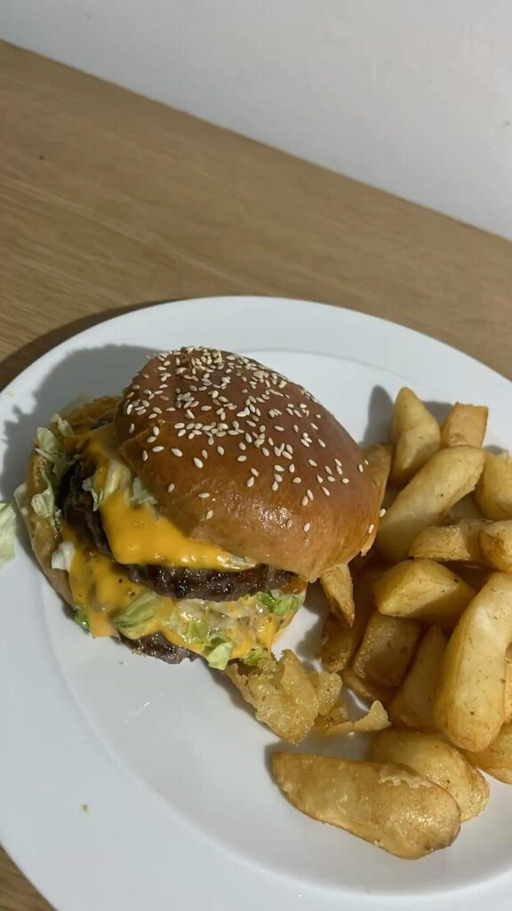 My own version of cheeseburger.