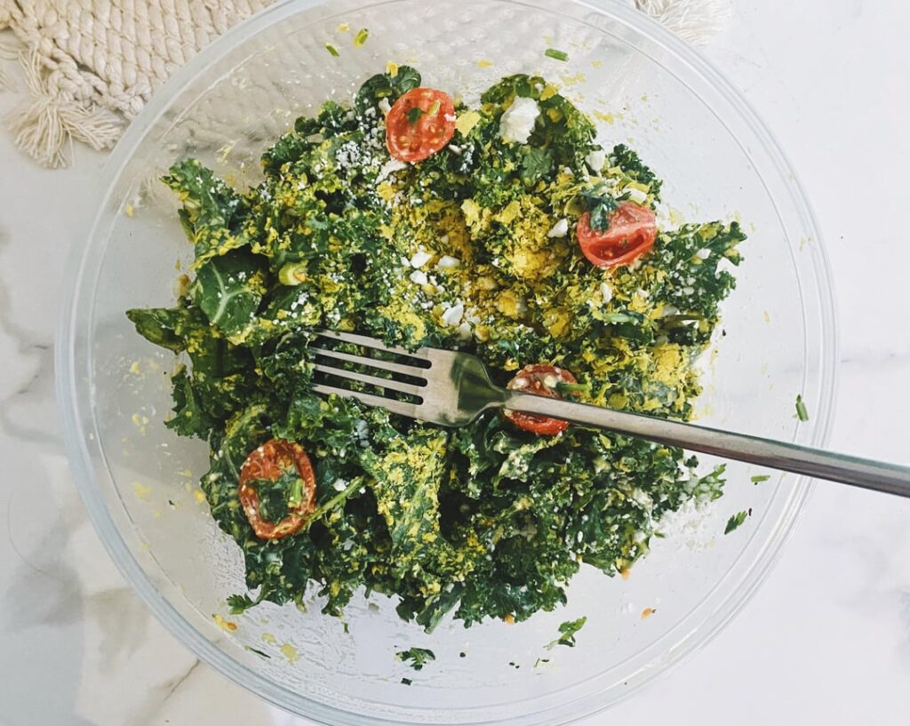 kale salads are always so filling