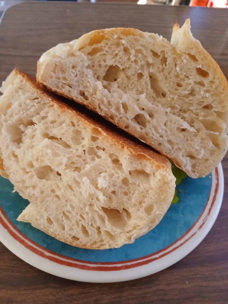 my first real sourdough, and it's delightful