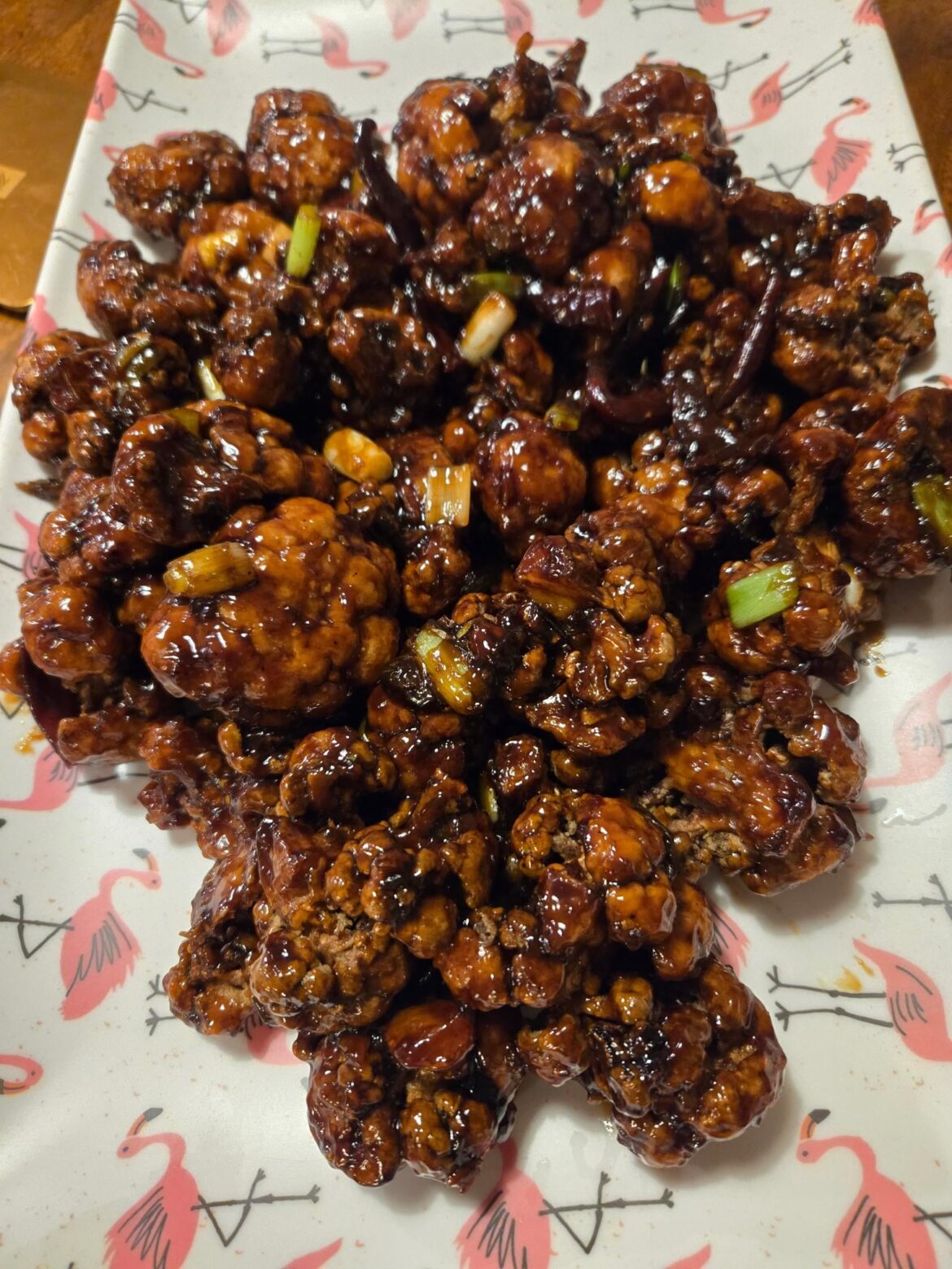 Kenji's General Tso for Cauli