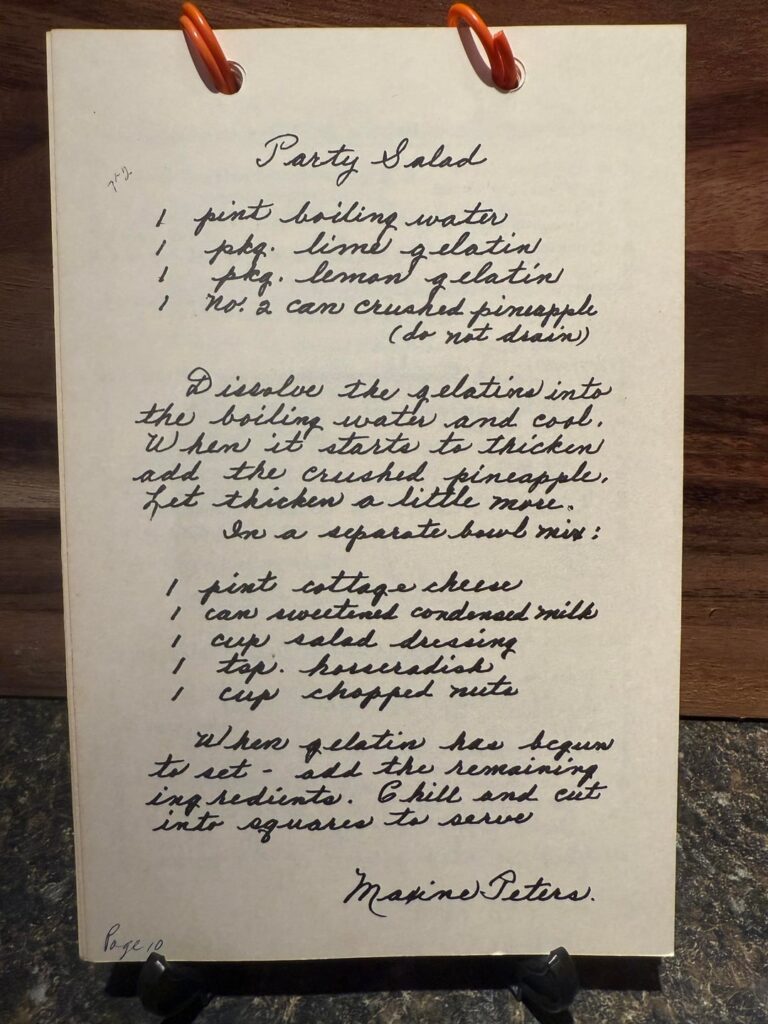 (GUTD 10/32) Party Salad, Cucumber Salad, Sour Cream Coleslaw, & Banana Pineapple Delight Salad (GUTD 10/32) Party Salad, Cucumber Salad, Sour Cream Coleslaw, & Banana Pineapple Delight Salad