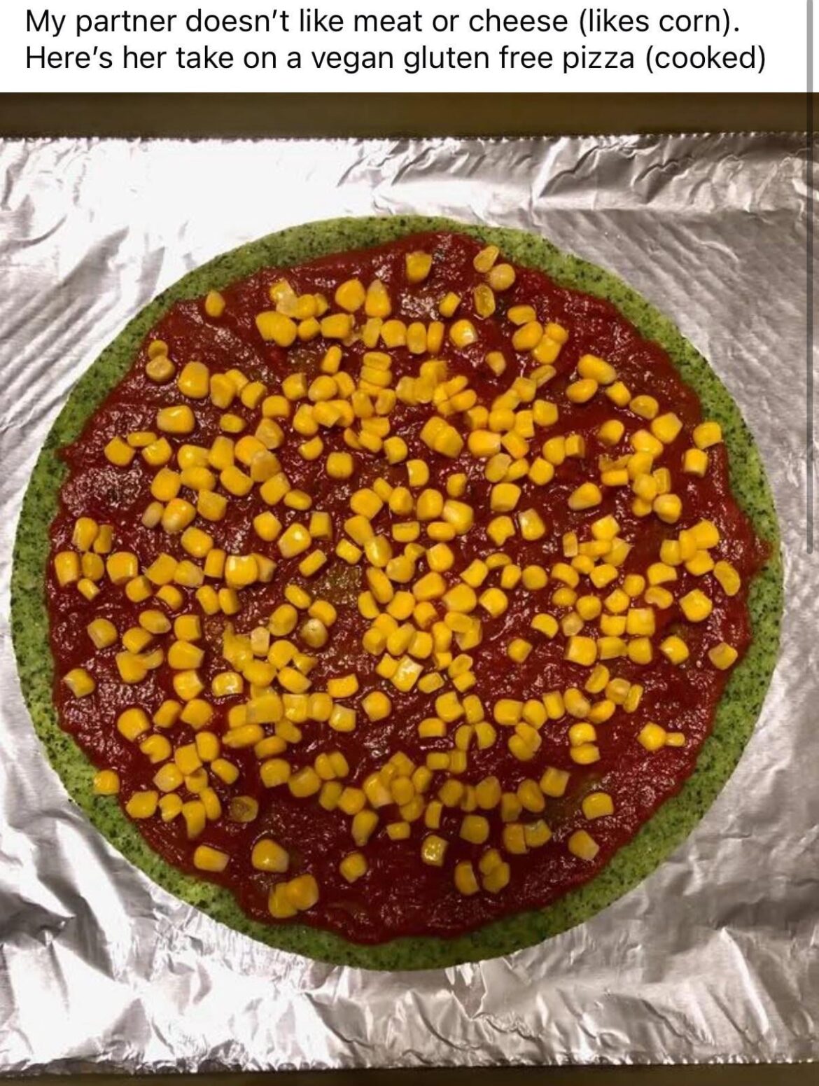 “Vegan pizza”