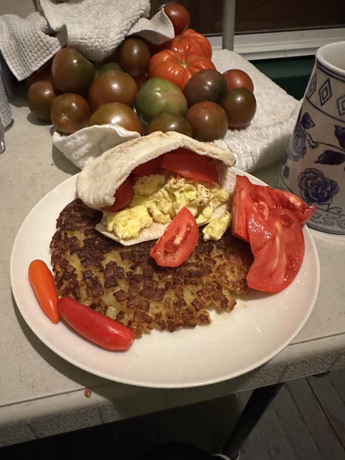 Breakfast tomatoes!!!