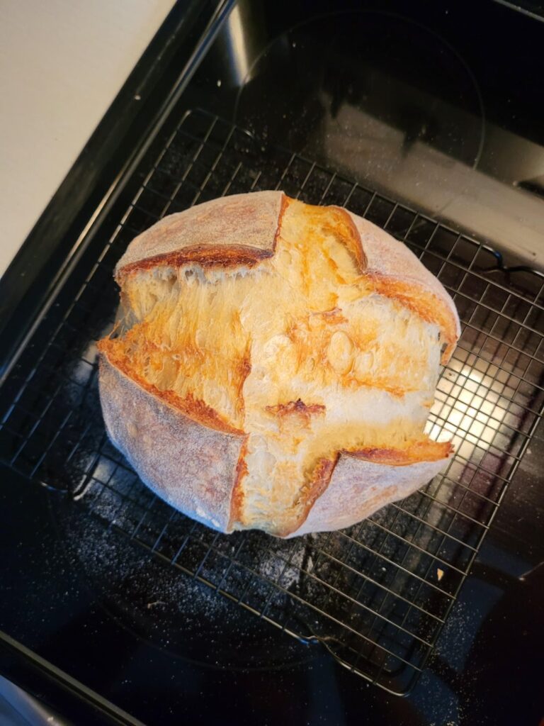 My very first sourdough 🥹