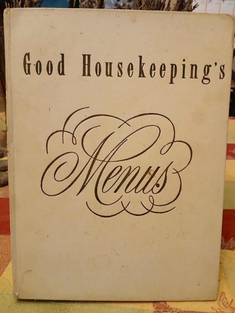 Good Housekeeping's Menus 1954