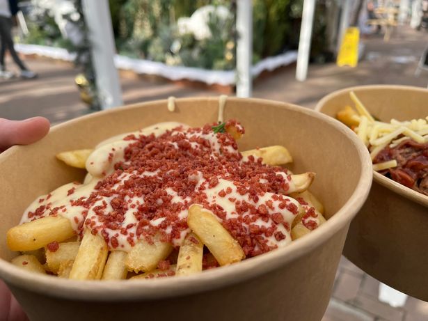 Loaded fries are on the menu