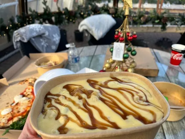 There's a stall selling Build Your Own Crumble