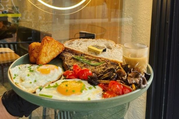 Breakfast served at Sugo in Liscard