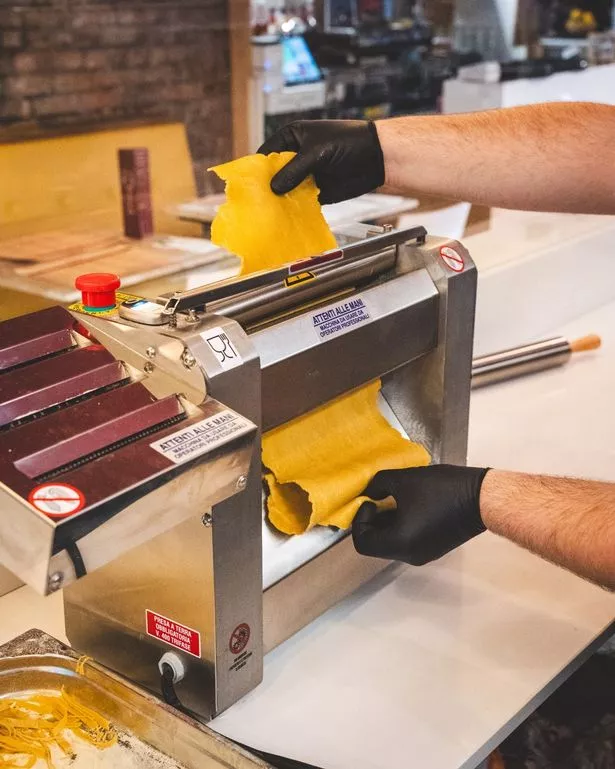 Farina lets guests watch as the food is made in front of them