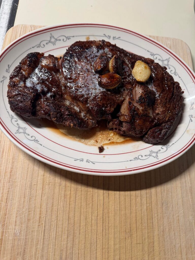 Tonight’s ribeye