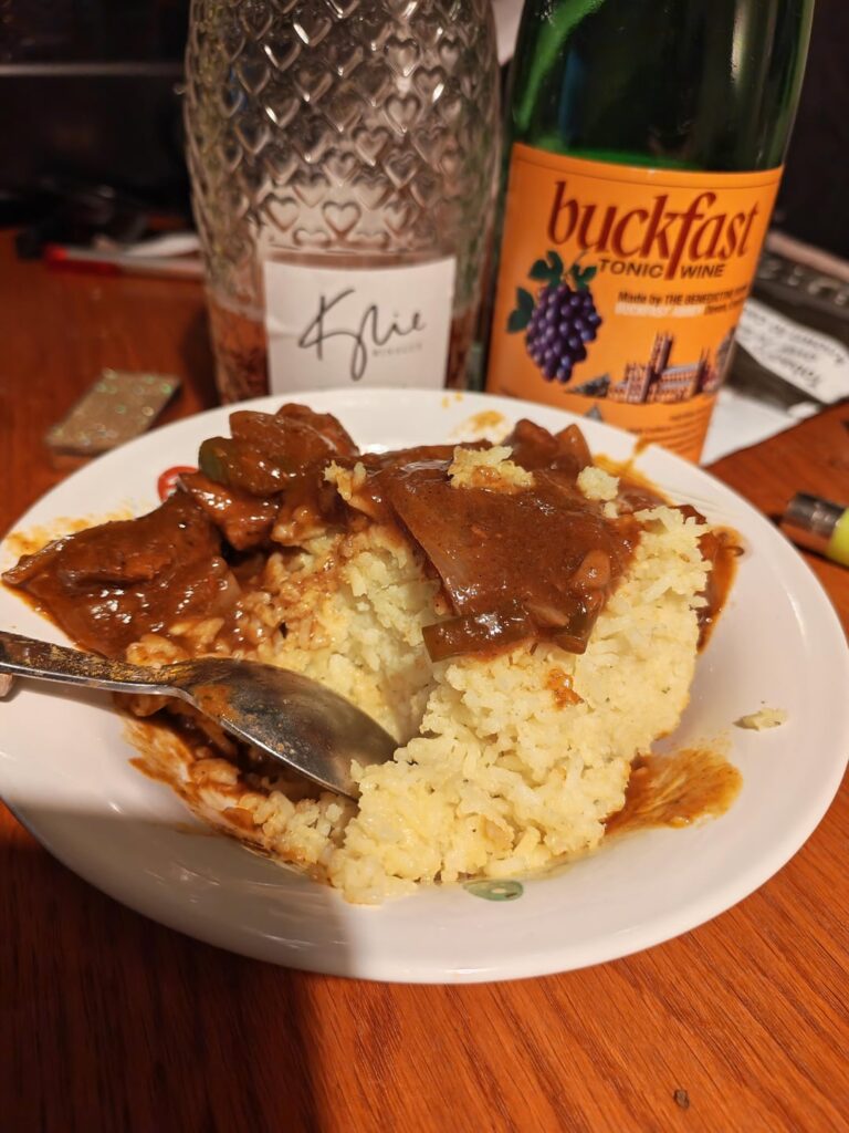 Chicken tikka buckfast something Chicken tikka buckfast something