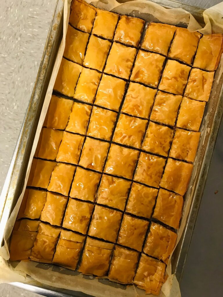 I made Baklava, then made Baklava ice cream