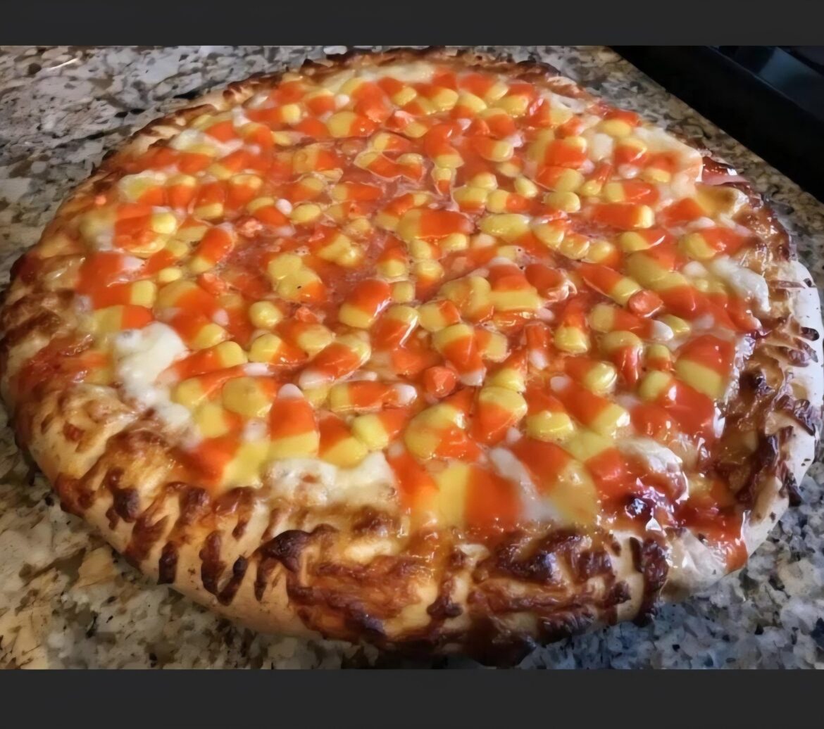 Who's ready for a corny pizza?