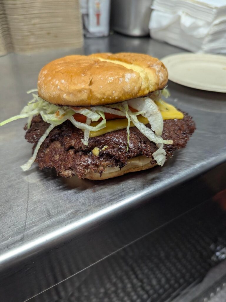 My classic double smash burger.