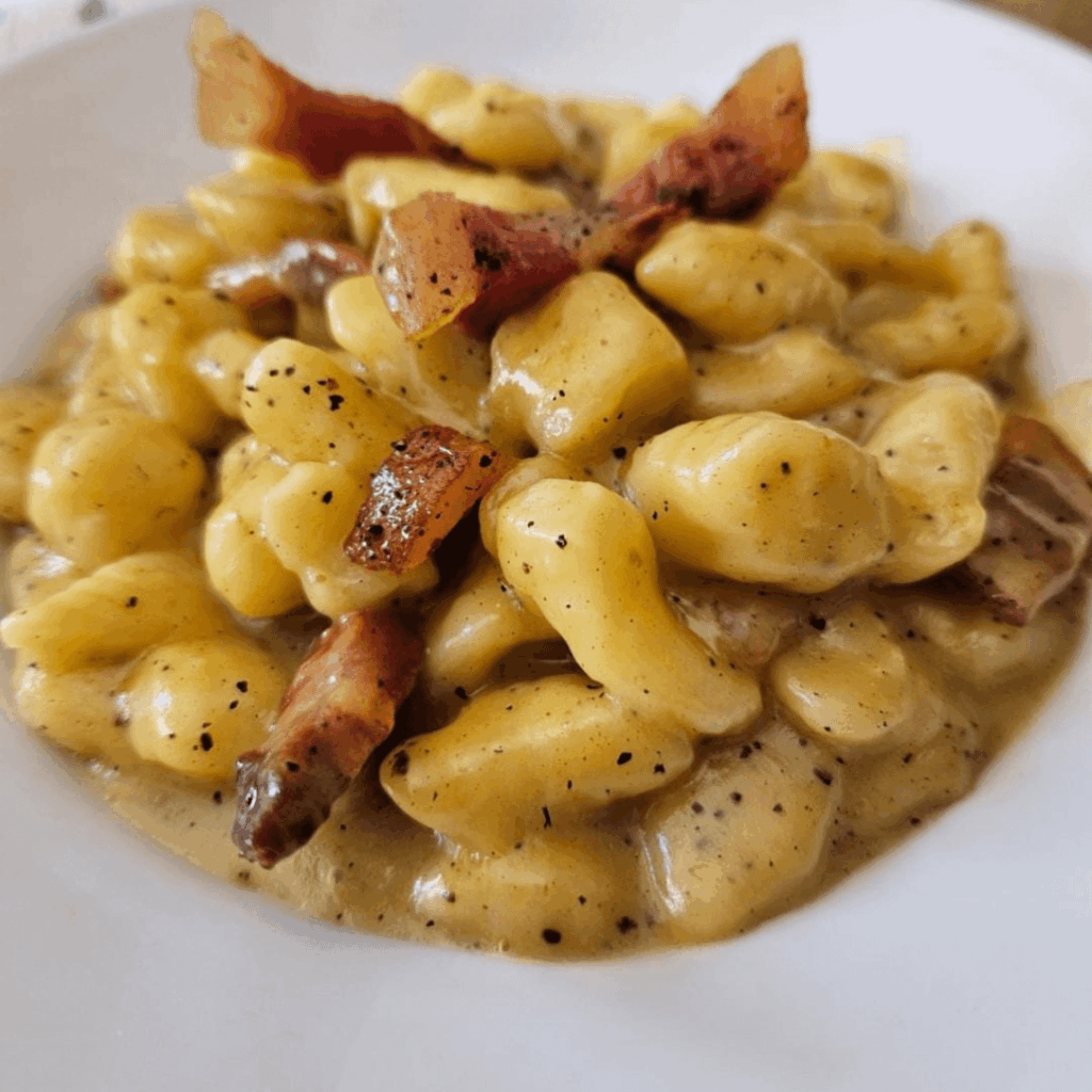 Homemade Gnocchi for a Carbonara