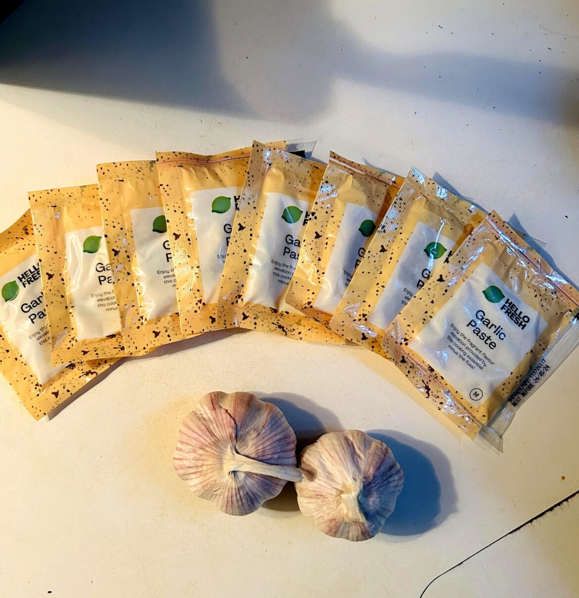 I dont think I got enough garlic in my HF this week