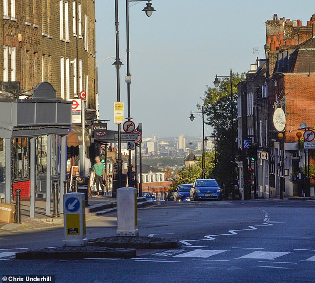 A general view of Highgate High Street. Don Ciccio's failure was despite a wealthy potential client base, who live in homes averaging almost £1million